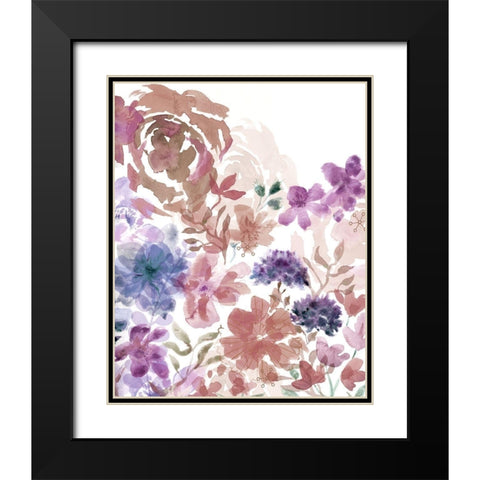 Bouquet of Dreams V Black Modern Wood Framed Art Print with Double Matting by Naskrent, Delores