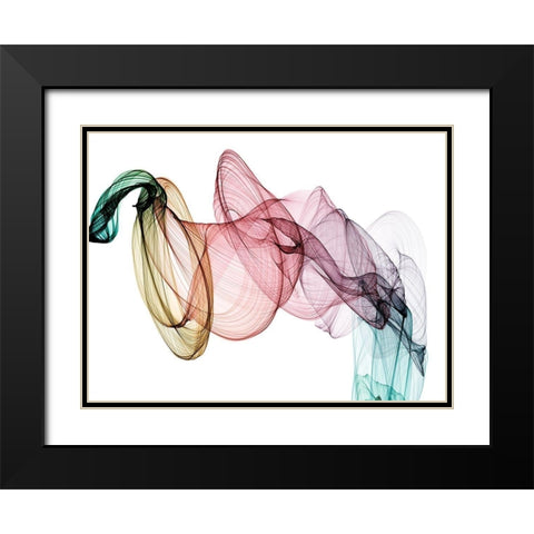 Invisible World VI Black Modern Wood Framed Art Print with Double Matting by Orlov, Irena