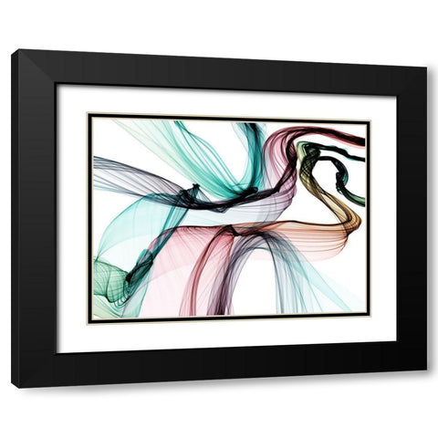 Invisible World VII Black Modern Wood Framed Art Print with Double Matting by Orlov, Irena