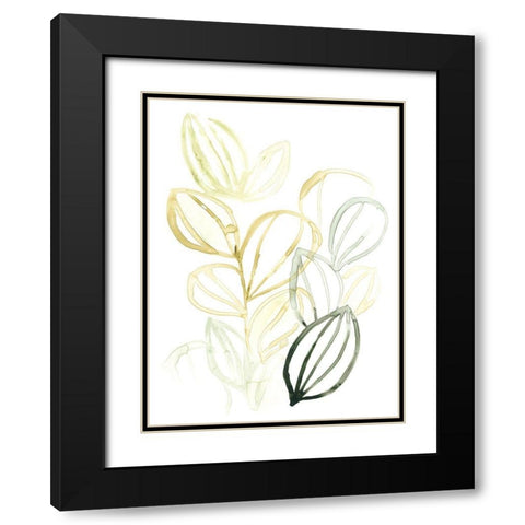 Seed Spectrum I Black Modern Wood Framed Art Print with Double Matting by Vess, June Erica