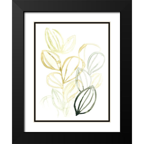 Seed Spectrum I Black Modern Wood Framed Art Print with Double Matting by Vess, June Erica