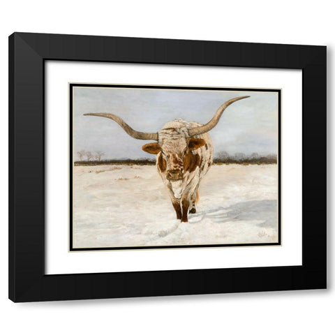 Sentimental Journey I Black Modern Wood Framed Art Print with Double Matting by Winkler, Kathy