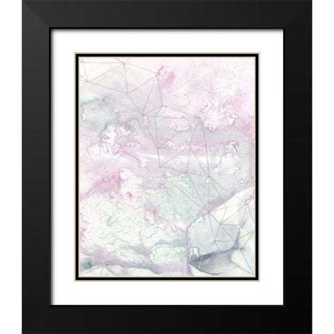 Centauri II Black Modern Wood Framed Art Print with Double Matting by Stramel, Renee W.