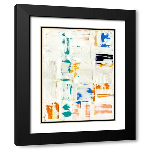 Basket Weave II Black Modern Wood Framed Art Print with Double Matting by Ludwig, Alicia