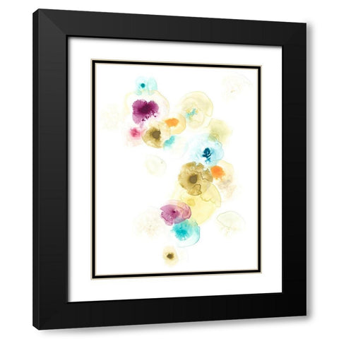Petri II Black Modern Wood Framed Art Print with Double Matting by Vess, June Erica
