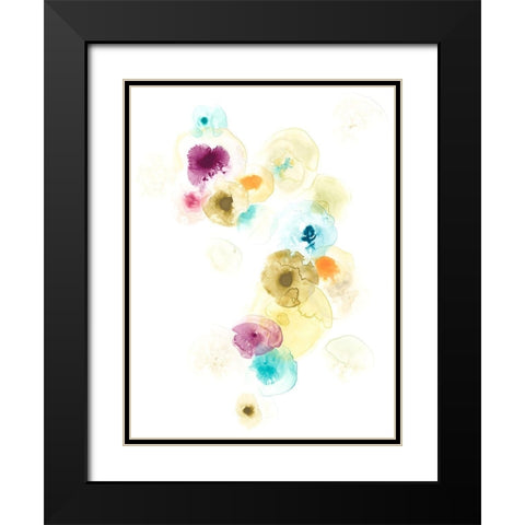 Petri II Black Modern Wood Framed Art Print with Double Matting by Vess, June Erica