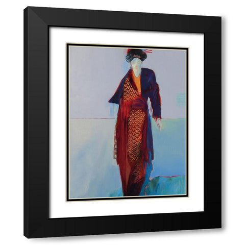 Timeless Moment II Black Modern Wood Framed Art Print with Double Matting by Foregard, Larry
