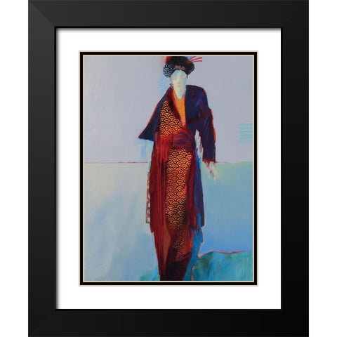 Timeless Moment II Black Modern Wood Framed Art Print with Double Matting by Foregard, Larry