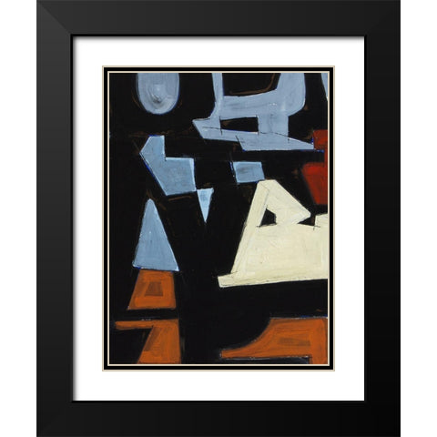 Segovia I Black Modern Wood Framed Art Print with Double Matting by Delamater, Rob