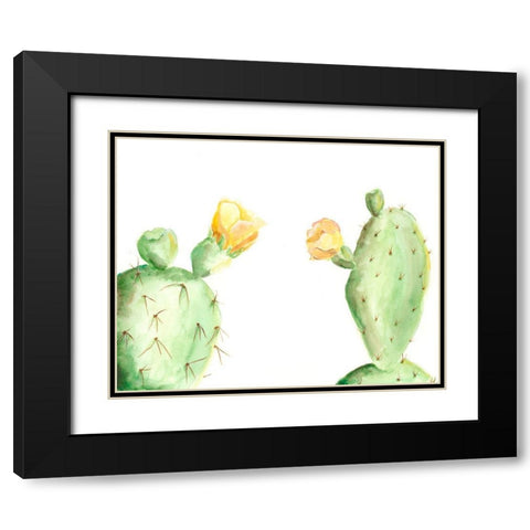 Spiny Desert Plants I Black Modern Wood Framed Art Print with Double Matting by Moore, Regina