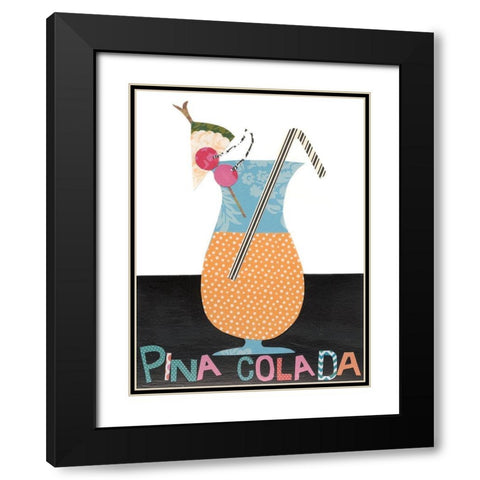 Mix Me a Drink VI Black Modern Wood Framed Art Print with Double Matting by Moore, Regina