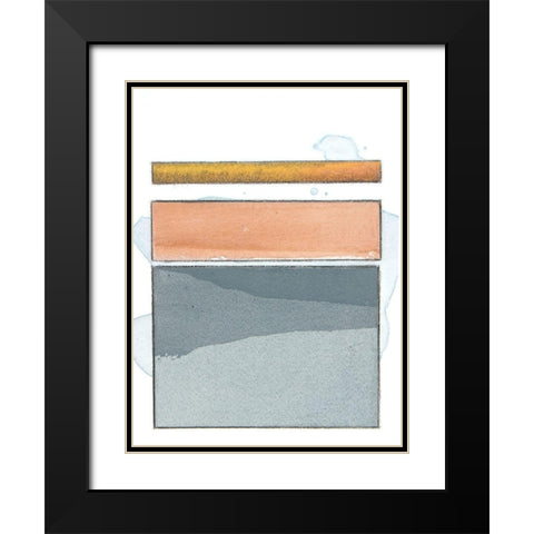 Pacific Horizon VI Black Modern Wood Framed Art Print with Double Matting by Delamater, Rob