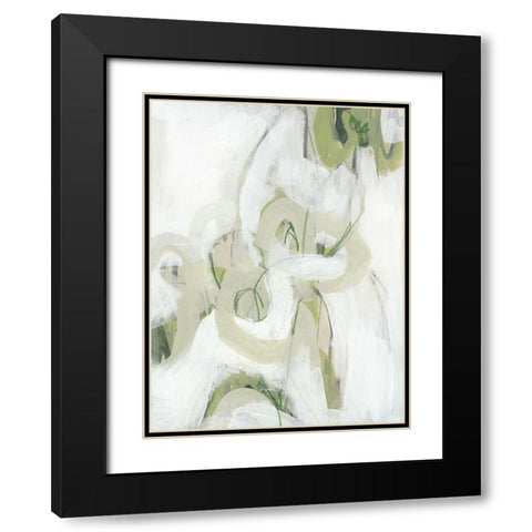 Verge II Black Modern Wood Framed Art Print with Double Matting by Vess, June Erica