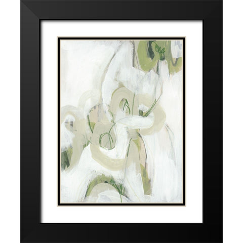 Verge II Black Modern Wood Framed Art Print with Double Matting by Vess, June Erica