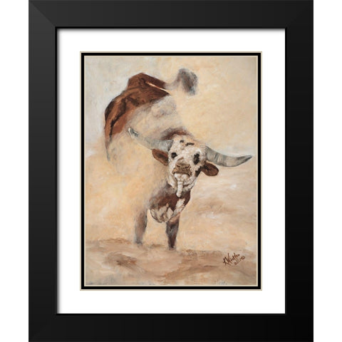 Shake Rattle and Roll I Black Modern Wood Framed Art Print with Double Matting by Winkler, Kathy