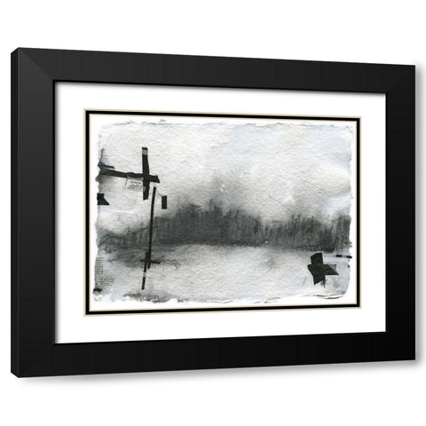Pilgrimage I Black Modern Wood Framed Art Print with Double Matting by Blixt, Ingrid