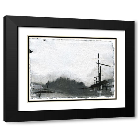 Pilgrimage II Black Modern Wood Framed Art Print with Double Matting by Blixt, Ingrid