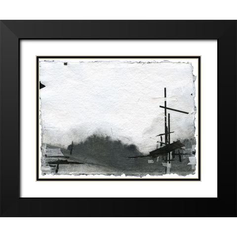Pilgrimage II Black Modern Wood Framed Art Print with Double Matting by Blixt, Ingrid