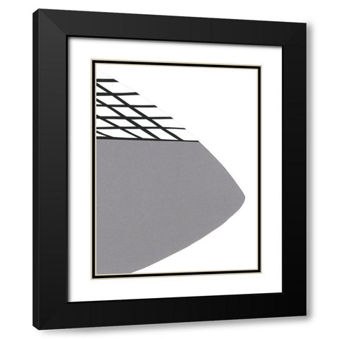 Echos of Memphis II Black Modern Wood Framed Art Print with Double Matting by Stramel, Renee W.