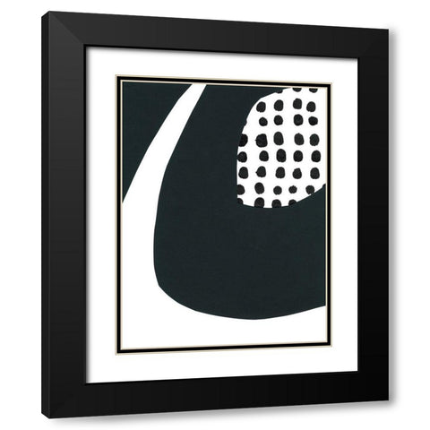 Echos of Memphis V Black Modern Wood Framed Art Print with Double Matting by Stramel, Renee W.