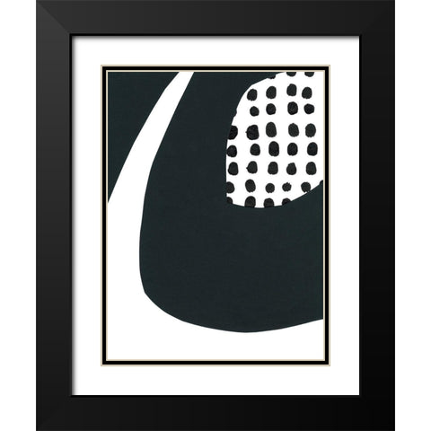 Echos of Memphis V Black Modern Wood Framed Art Print with Double Matting by Stramel, Renee W.
