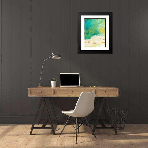 Morgan Black Modern Wood Framed Art Print with Double Matting by Jachimiec, Sue