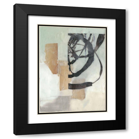Spiral Slice I Black Modern Wood Framed Art Print with Double Matting by Goldberger, Jennifer