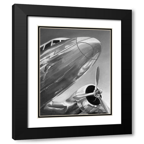 Aviation Icon I Black Modern Wood Framed Art Print with Double Matting by Harper, Ethan