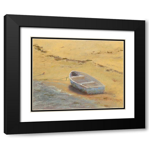 Summer Dory Black Modern Wood Framed Art Print with Double Matting by Wendling, Marilyn