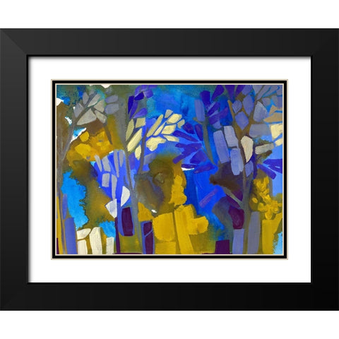 May  Black Modern Wood Framed Art Print with Double Matting by Ferrell, Erin McGee