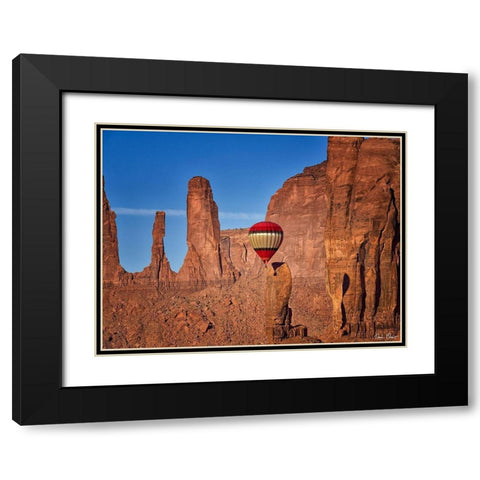 Valley Beauty VI Black Modern Wood Framed Art Print with Double Matting by Drost, David