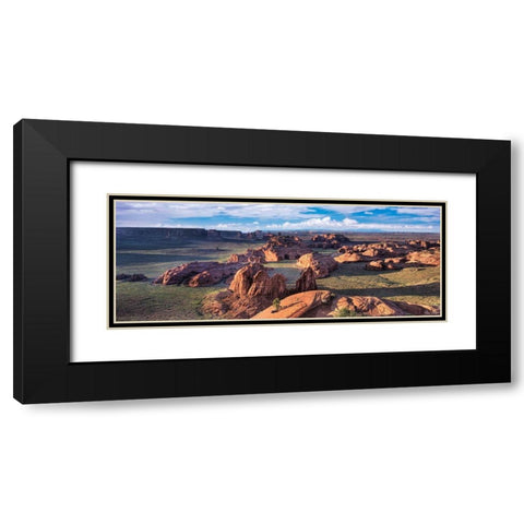 Valley Beauty VIII Black Modern Wood Framed Art Print with Double Matting by Drost, David