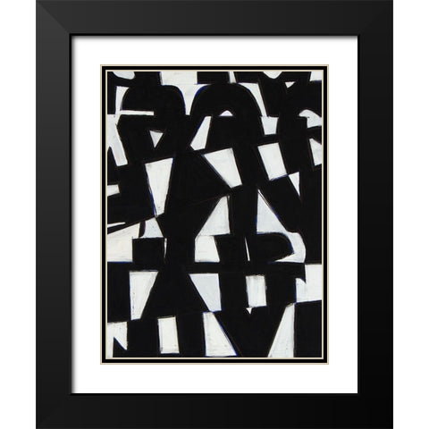 Native Gold I Black Modern Wood Framed Art Print with Double Matting by Delamater, Rob