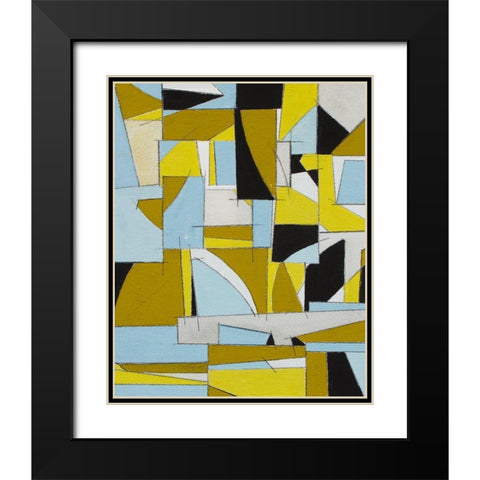 Windows of San Francisco Black Modern Wood Framed Art Print with Double Matting by Delamater, Rob