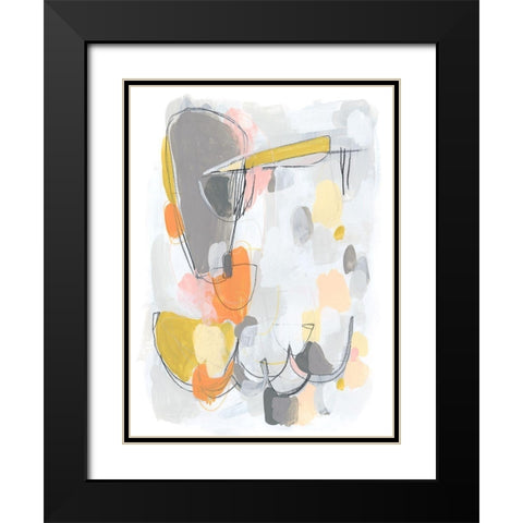 Scale I Black Modern Wood Framed Art Print with Double Matting by Vess, June Erica