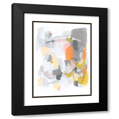 Scale II Black Modern Wood Framed Art Print with Double Matting by Vess, June Erica
