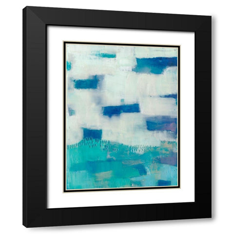 Tilde IV Black Modern Wood Framed Art Print with Double Matting by Jachimiec, Sue
