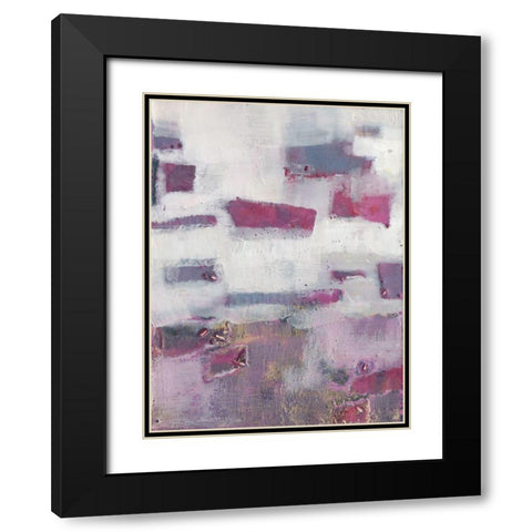 Tilde V Black Modern Wood Framed Art Print with Double Matting by Jachimeic, Sue