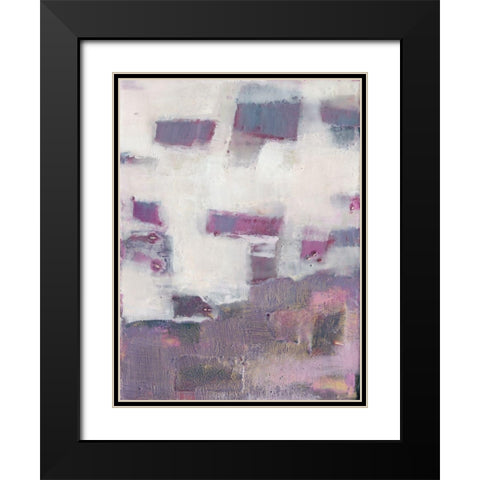 Tilde VI Black Modern Wood Framed Art Print with Double Matting by Jachimeic, Sue