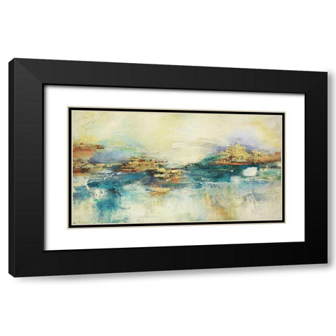 Perenne Black Modern Wood Framed Art Print with Double Matting by Villarreal, Gabriela