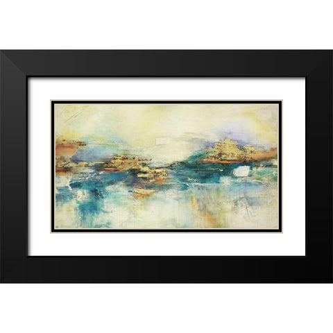 Perenne Black Modern Wood Framed Art Print with Double Matting by Villarreal, Gabriela