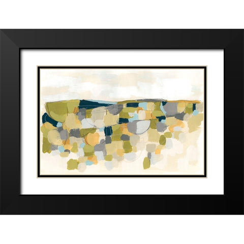 Pastoral Prism II Black Modern Wood Framed Art Print with Double Matting by Vess, June Erica