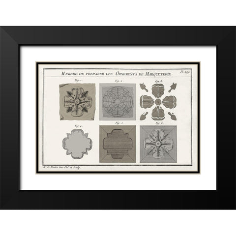 Survey of Architectural Design I Black Modern Wood Framed Art Print with Double Matting by Vision Studio