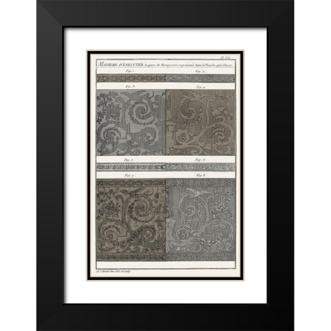 Survey of Architectural Design V Black Modern Wood Framed Art Print with Double Matting by Vision Studio