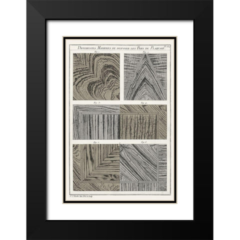 Survey of Architectural Design VI Black Modern Wood Framed Art Print with Double Matting by Vision Studio