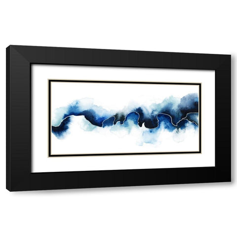 Glacial Break I Black Modern Wood Framed Art Print with Double Matting by Popp, Grace