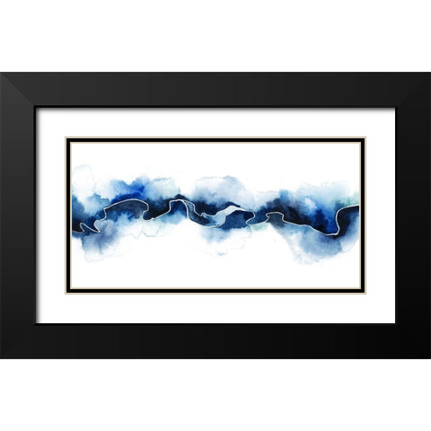 Glacial Break II Black Modern Wood Framed Art Print with Double Matting by Popp, Grace