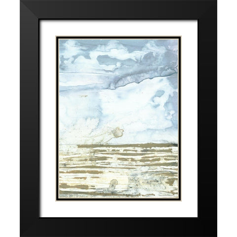 Swell II Black Modern Wood Framed Art Print with Double Matting by Borges, Victoria
