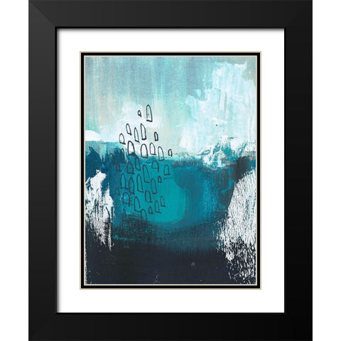 Seaspray I Black Modern Wood Framed Art Print with Double Matting by Parker, Jennifer Paxton