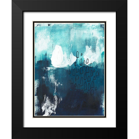 Seaspray II Black Modern Wood Framed Art Print with Double Matting by Parker, Jennifer Paxton